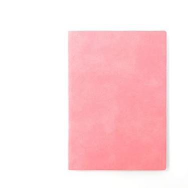 Imagem de 100 folhas/200 páginas A5 Business Notebook Soft Notepad Notebook Papelaria, Rosa, 2 peças