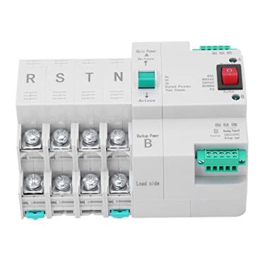 Imagem de Interruptor de Alimentação, Alternador Automático de Alimentação Dupla Retardador de Chamas AC 220V para Shopping Centers (63A)