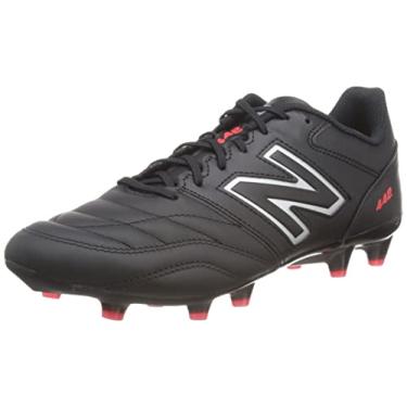 Imagem de New Balance Tênis de futebol masculino 442 V2 Team Fg, Preto/branco, 12.5