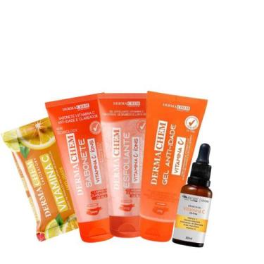 Imagem de Kit Limpeza de Pele Skin Care  Vitamina C - dermachem