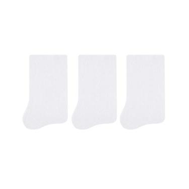 Imagem de 3 Pares De Meias Feminina Selene Anatômicas Cano Médio Sem Punho, Únic