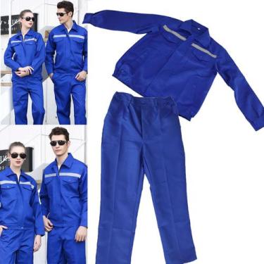 Imagem de Conjunto Uniforme Profissional EPI Segurança Trabalho Construçao Civil