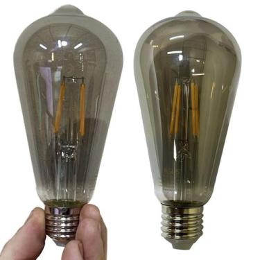 Imagem de Lampada Led 30w Multi Filamento Fume Kit 2 Uni Iluminaçao Casa Quarto 