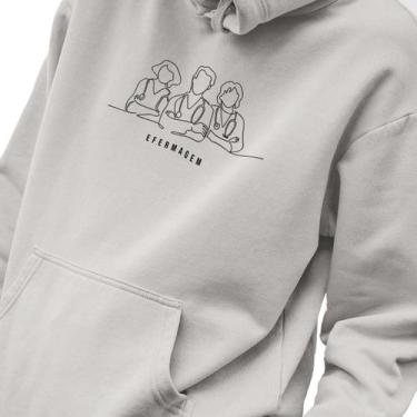 Imagem de Blusa Moletom Masculino Estampado Enfermagem em Algodão Fio 30.1 Pente