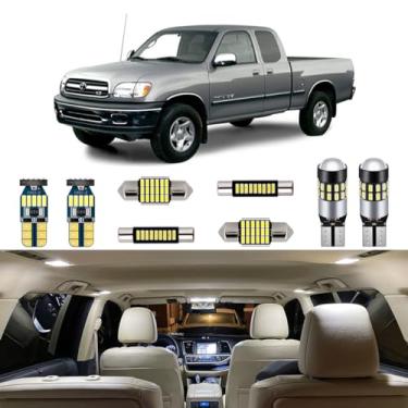 Imagem de Kit de lâmpadas interiores de LED branco 6000 K super brilhante da AUTOGINE para Toyota Tundra 2000 2001 2002 2003 2004 + ferramenta de instalação