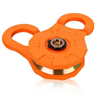 Imagem de Blocos de polia de reboque Snatch Block 22 kg (22 T), força mínima de ruptura, 11 kg (11 T), limite de carga de trabalho, acessório de guincho de recuperação off-road resistente para caminhão, trator, quadriciclo e UTV