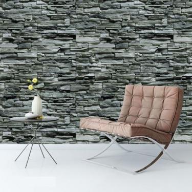 Imagem de Papel de Parede - Pedra Clean em Tons Acinzentados - Studio Art, 10