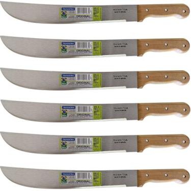 Imagem de KIT Facão Tramontina 14 Polegadas para Mato Lâmina de Aço Carbono 35 c