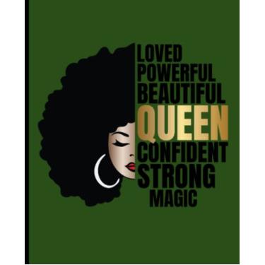 Imagem de QUEEN | LOVED | POWERFUL | BEAUTIFUL | CONFIDENT | STRONG | MAGIC Notebook
