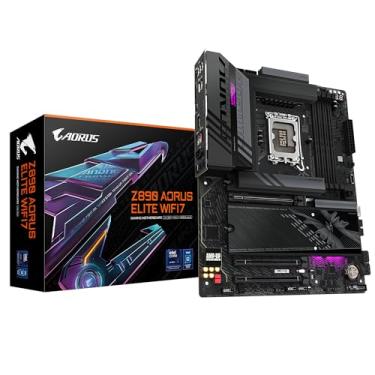 Imagem de Placa Mãe Gigabyte Z890 AORUS ELITE WIFI 7 (LGA 1851/4xDDR5/Thunderbolt 4/USB4 TYPE-C/HDMI/DP/M.2/2.5GbE)