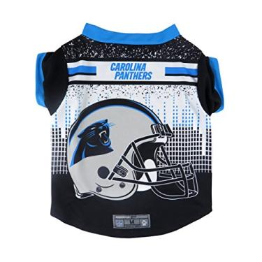 Imagem de Littlearth Camiseta unissex para adultos NFL Carolina Panthers Performance Animal, cor do time, grande