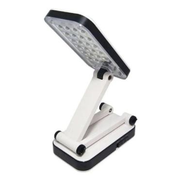 Imagem de Luminaria De Mesa Portatil Abajur Dobravel Bivolt 24 Leds