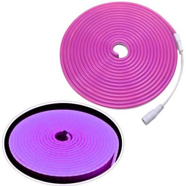 Imagem de 5m Mangueira Fita Led 12v Neon Corte2,5cm Alto Brilho+ Fonte - Goldens