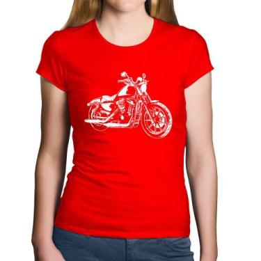 Imagem de Baby Look Algodão Moto Sportster XL 883 Iron Art - Foca na Moda, Verme