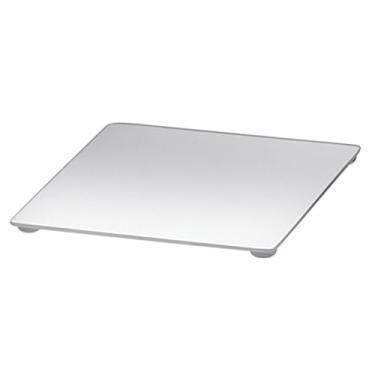 Imagem de Bandeja Vidro Lavabo Sala Cozinha Quadrada Decorativa 20x20 (Espelhado)