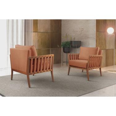 Imagem de Poltrona Decorativa Madeira Maciça Helena