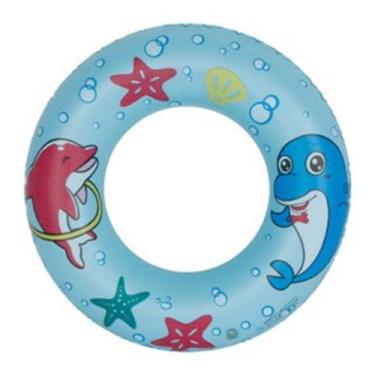 Imagem de Boia Inflável Redonda 65 cm - Diversão Garantida para o Verão! - BT21,