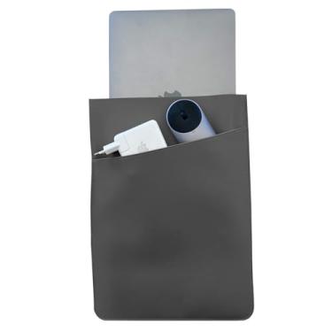 Imagem de Pasta Case para Notebook com Bolso Cinza Escuro (15 Polegadas)