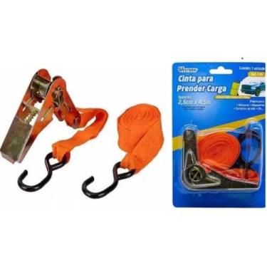 Imagem de Cinta catraca amarrar carga 4,5m nylon - HAMMER