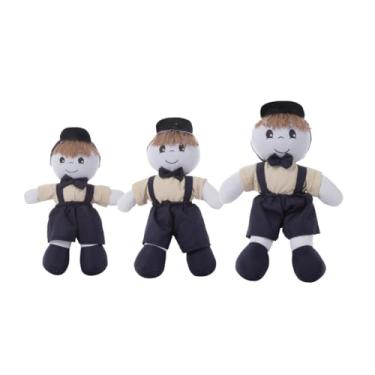 Imagem de Kit Trio Boneca Pano Bella Para Nicho Decoração Bebê Festa (Marinho)