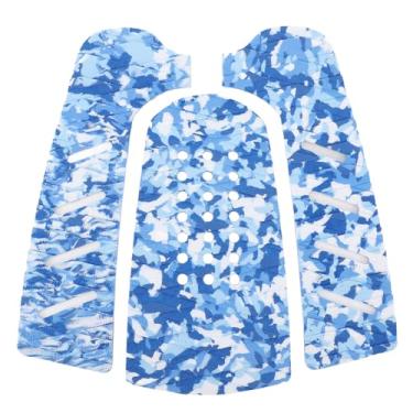 Imagem de 3PCS EVA Surfboard Ttion Pad, Tapete de Alcance Não Deslizante Com Padrão Duplo e Buraco para Controle Aprimorado de Surf