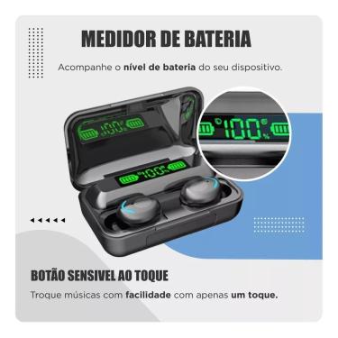 Imagem de Fone Power Bank Bluetooth Top Para X7 Pro