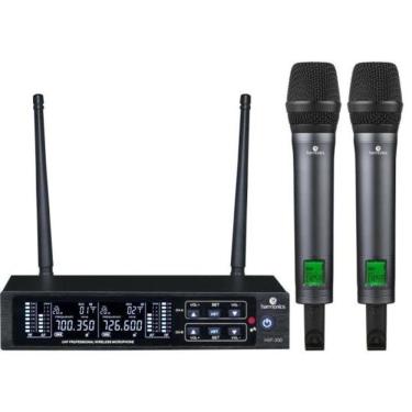 Imagem de Microfone Sem Fio Harmonics Hsf-300 Duplo