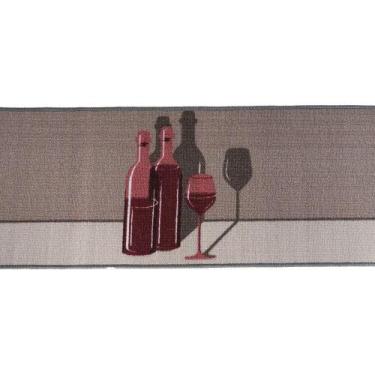 Imagem de Passadeira De Cozinha Colori Antiderrapante 40x120cm Wine - BENE CASA
