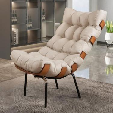 Imagem de Poltrona em Linho Costela sem puff Linho - House Deccor