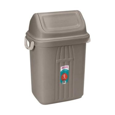 Imagem de Lixeira Basculante Plástica 19L Sanremo