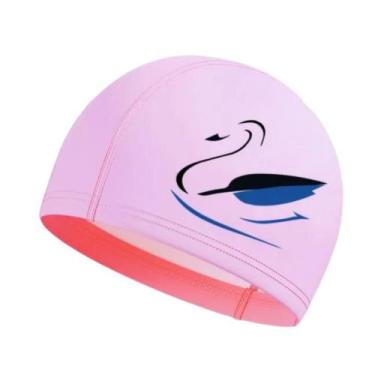Imagem de Touca De Natação Infantil Profissional Cisne - Hero Band, Rosa cisne