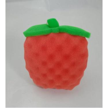 Imagem de Esponja Corporal em Formato de Fruta - Vermelha - MINISO
