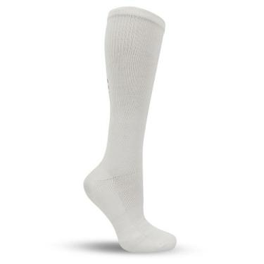 Imagem de Meia Funcional 3/4 Olympikus Feminina, Branco, 33-38