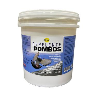 Imagem de Repelente para Pombo Morcegos 3Kg Colly - Controle de Pombos | Ideal para Telhados, Forros, Sacadas
