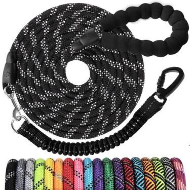 Imagem de Dog Leash Jenico, corda longa e resistente de 9 m com refletor para cã