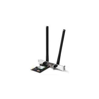 Imagem de Adaptador de Rede Mercusys MA80XE, Sem Fio, 2402 Mbps, 2 Antenas, Preto - MA80XE