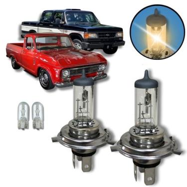 Imagem de Lâmpada Halógena Farol Baixo Alto Chevrolet C10 C20 H4 - SHOCKLIGHT