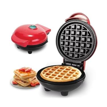 Imagem de Waffler Máquina de Waffle Mini Maker 110v / 220v Antiaderente Elétrica Utensílio Assar Pratic(220V)