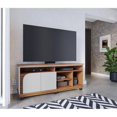 Imagem de Rack Bancada Ambiente Jurerê Freijó Off White Matte – Colibri