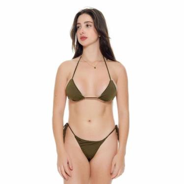 Imagem de Biquíni cortininha com bojo removível United, Verdigris, M