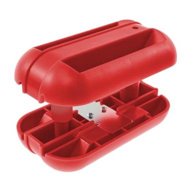 Imagem de FALESOUL Aparador de faixas de borda, aparador de borda com quatro bordas de corte lâminas de carboneto de tungstênio, ferramenta profissional de corte de fita de afiação para plástico PVC compensado