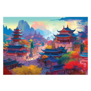 Imagem de Quebra cabeça império asiático 2000 peças puzzle paisagem - GGB