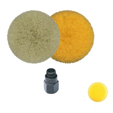 Imagem de 2X Kit Polimento 2 Boinas Dupla Face 7 Polegadas Mas Adapt