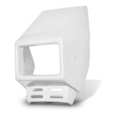 Imagem de Carenagem Do Farol Mobilete Caloi Xr Branca - MotoBor, Branco