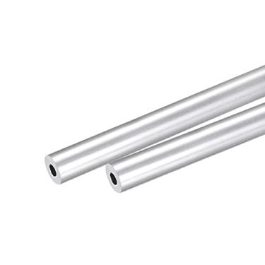 Imagem de Tubo redondo de alumínio 6063 9 mm OD 5 mm diâmetro interno 250 mm tubo de comprimento 2 peças