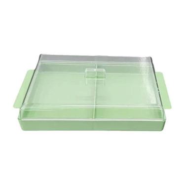 Imagem de Porta Frios Duplo Em Plástico Com Tampa Acrilica