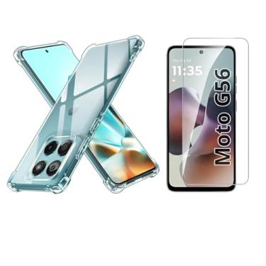 Imagem de Kit Capa Anti Impacto + Película Vidro 3D 9D Protetora P/Motorola Modelos Todos (Moto G56)