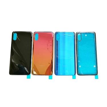 Imagem de SHOWGOOD Capa traseira para Xiaomi Mi 8 Pro/Mi 8 Explorer Capa traseira de porta de bateria para Xiaomi Mi 8 Pro (preta)