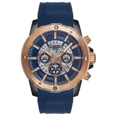 Imagem de Relógio Seculus Masculino Ref: 23732gpsviu2 Cronógrafo Bicolor