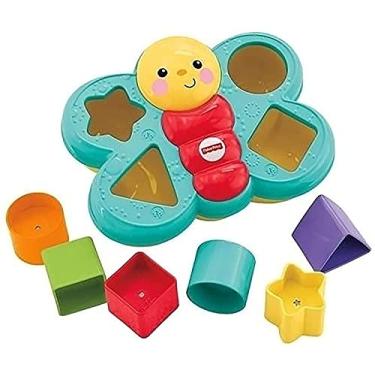 Imagem de Encaixa Borboleta, Fisher Price, Mattel, Azul